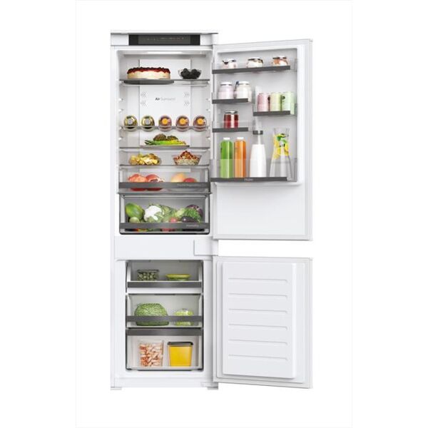 haier frigorifero combinato hbw5518d classe d 248 lt-bianco