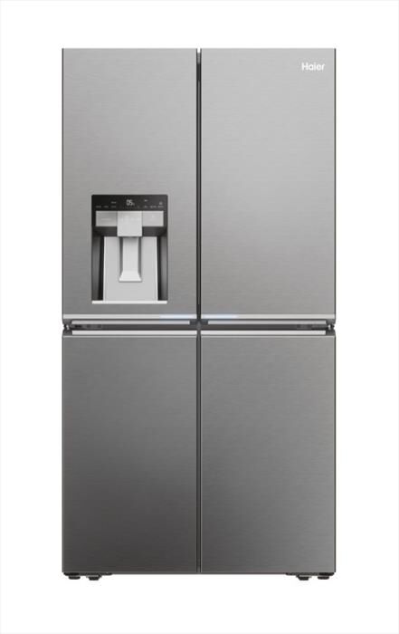 HAIER Frigorifero Side By Side Hcr7918eimp Classee 601lt-platino, Acciaio Inossidabile