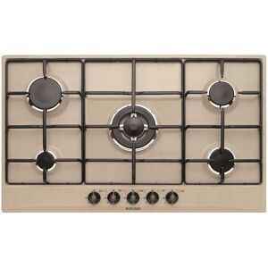 GLEM GAS Piano Cottura A Gas Gt955sa 5 Fuochi 86cm-avena