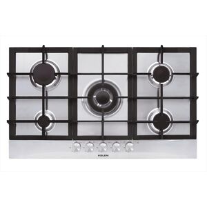 GLEM GAS Piano Cottura A Gas Gt955hix 5 Fuochi 86cm-acciaio Satinato