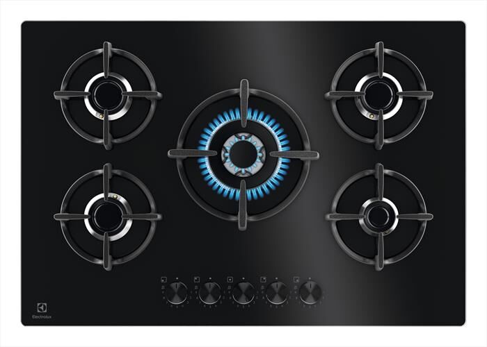 Electrolux Piano Cottura A Gas Egg75372k 0cm-nero/gas On Glass