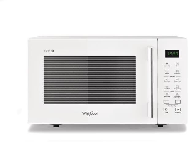 whirlpool forno microonde cook25 mwp 254 w-bianco