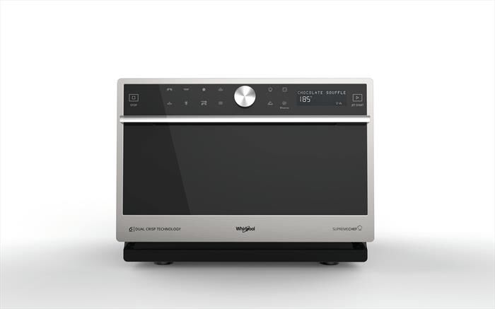 whirlpool forno microonde supreme chef mwsc 9133 sx-nero, stainless steel