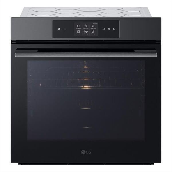 lg forno incasso elettrico instaview wsed7665b a++-black steel