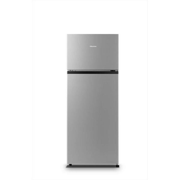 hisense frigorifero 2 porte rt267d4ade classe e 206 lt-silver