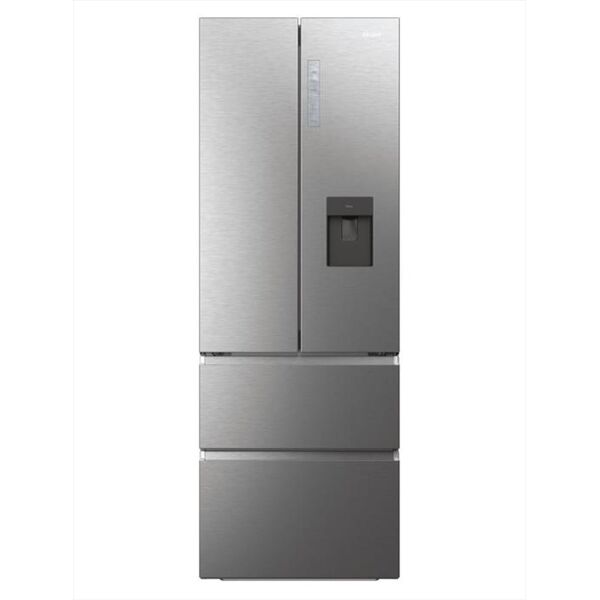 haier frigorifero 4 porte hfr7720dwmp classe d 477 lt-platino, stainless steel