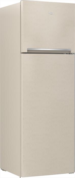 beko frigorifero 2 porte rdsa310k40bn classe e 306 lt-sabbia