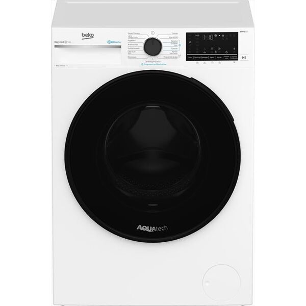 beko lavatrice bwt594bf 9 kg classe a-bianco / cover nera