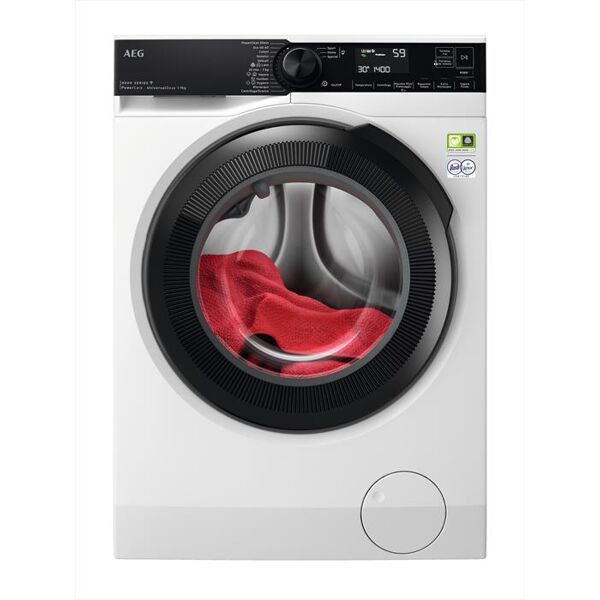 aeg lavatrice lr8h94gby 9 kg classe a-bianco/oblò nero