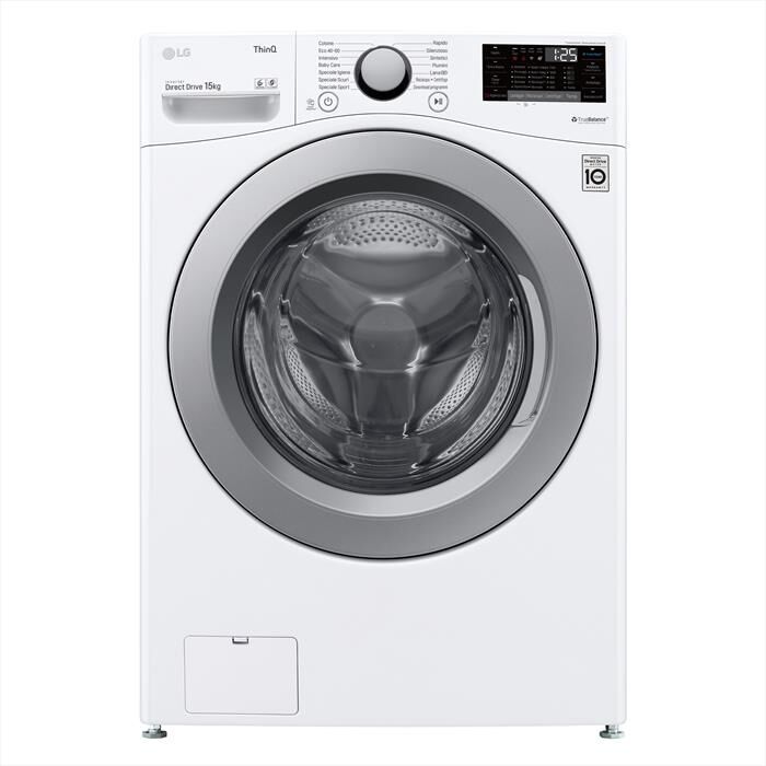 lg lavatrice f1p1cn4wc 15 kg classe e-white