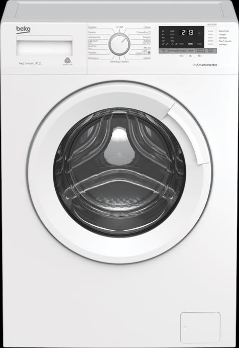 beko lavatrice wux71232wi 7 kg classe d-bianco