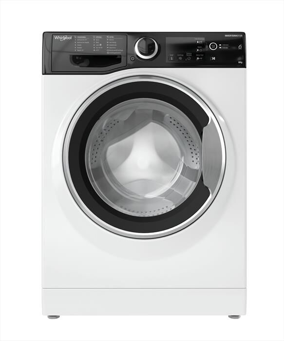 whirlpool lavatrice wsb 624 s it 6 kg classe c-nero, bianco