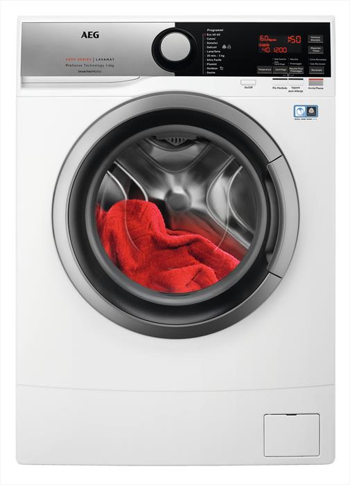 AEG Lavatrice Slim L6se62s 6 Kg Classe C-bianco/oblò Silver