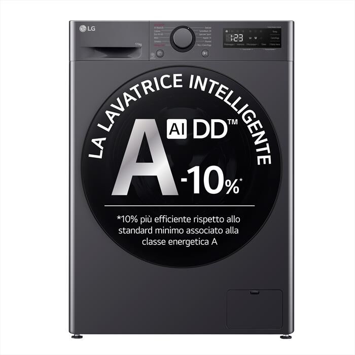 LG Lavatrice F4r5011tsmb 11 Kg Classe A-nero