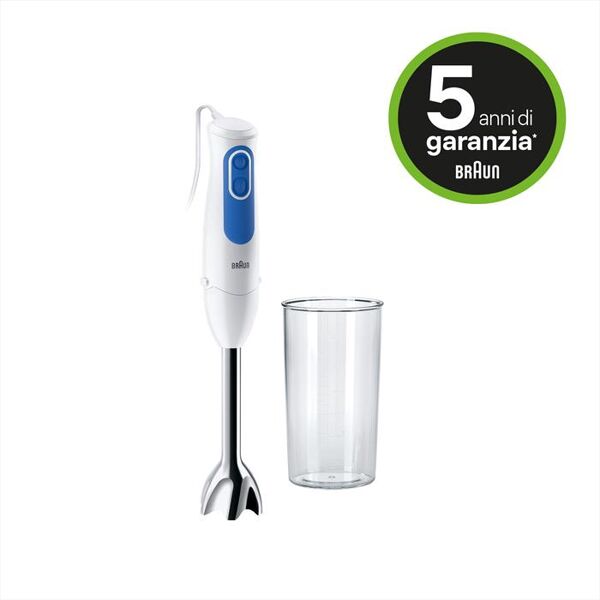 braun mq3000wh smoothie plus-bianco/blu