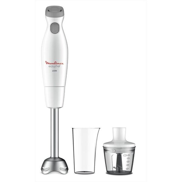 moulinex dd4521 easychef, mixer ad immersione-white/pepper