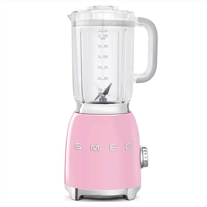 smeg frullatore da tavolo 50's style – blf01pkeu-rosa