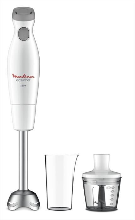 moulinex dd4521 easychef, mixer ad immersione-white/pepper