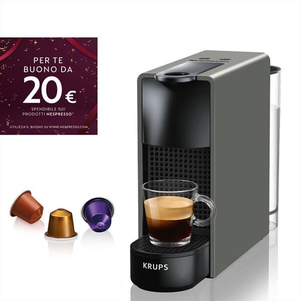 krups xn110bk essenza mini nespresso-intense grey