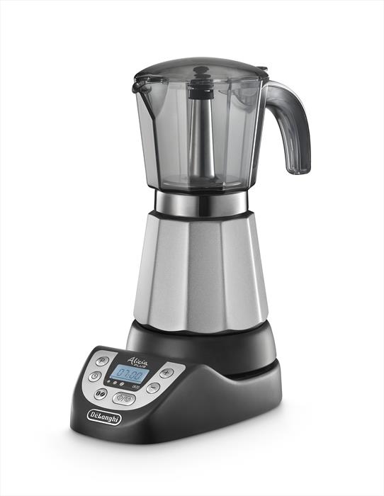 delonghi emkp63.b moka elettrica-nero-silver