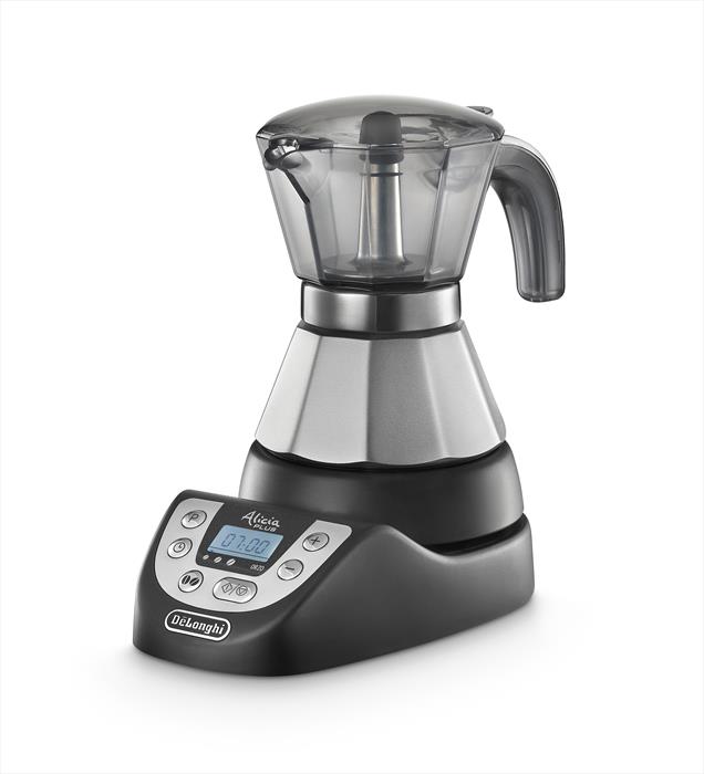 delonghi emkp21.b moka elettrica-nero-silver