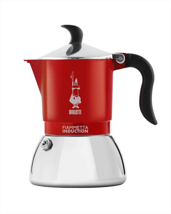 bialetti caffettiera fiammetta ind. 4tz-rosso