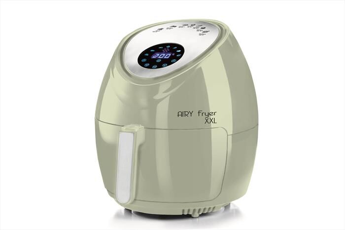 ariete friggitrice ad aria airy fryer xxl 4618/02-beige, acciaio inossidabile