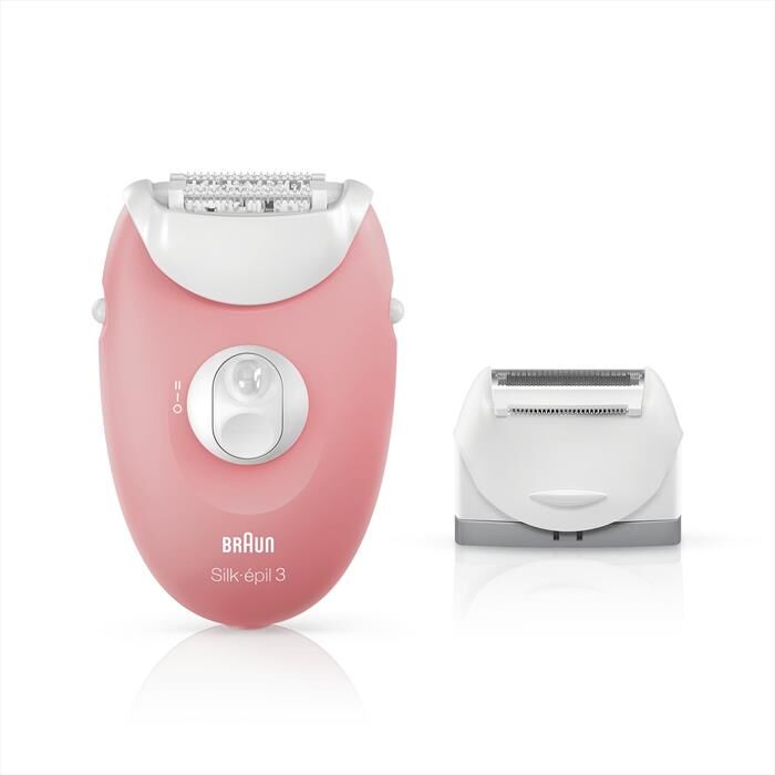 braun silk-épil 3 se 3-440-bianco/rosa