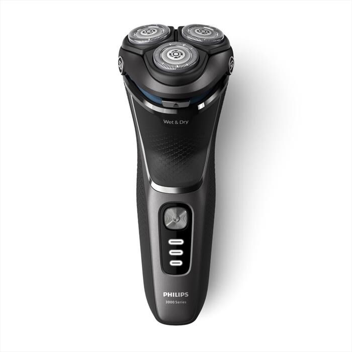 philips rasoio uomo wet & dry s3343/13-nero