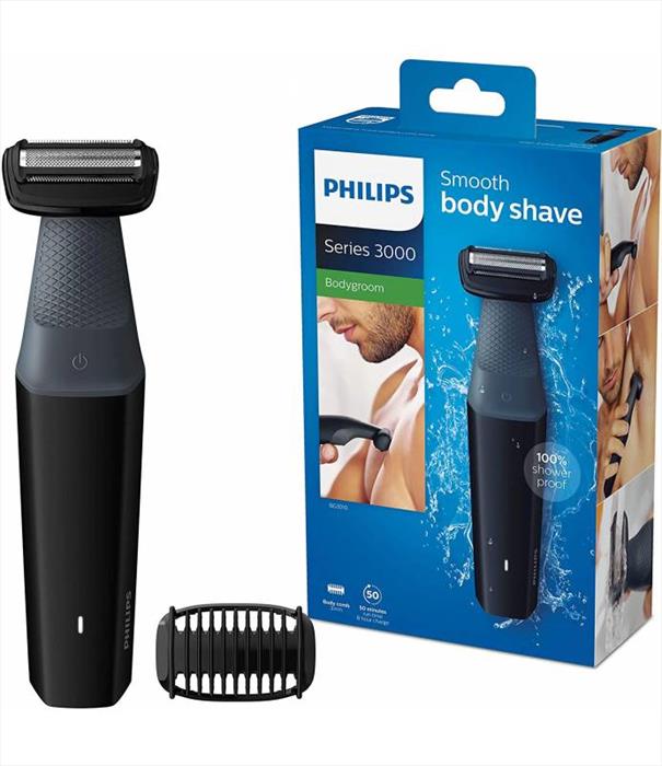 Philips Depilatore Maschile Bg3010/15-nero/blu Metallizzato