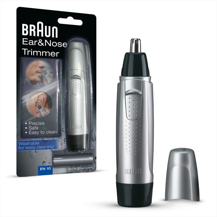 Braun Trimmer Ear&nose; En10-argento