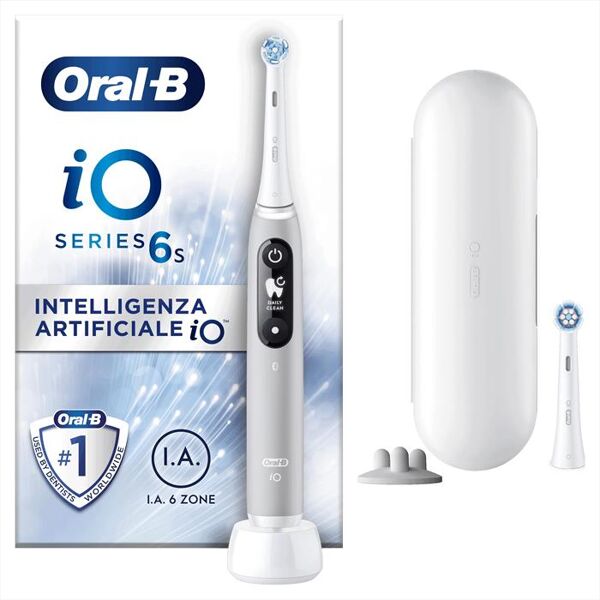 oral-b spazzolino elettrico ricaricabile io 6s-grigio