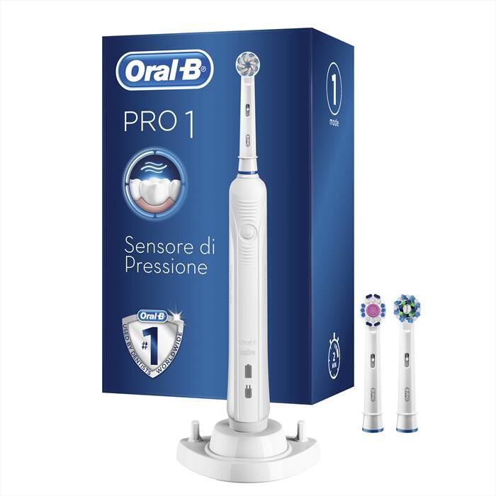 oral-b spazzolino elettrico pro 1 -970-bianco