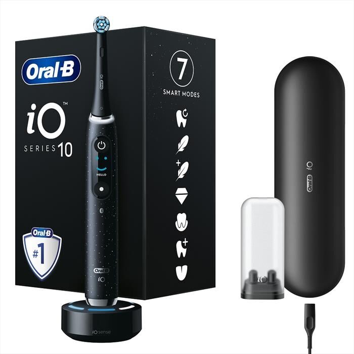 oral-b spazzolino elettrico io 10-nero