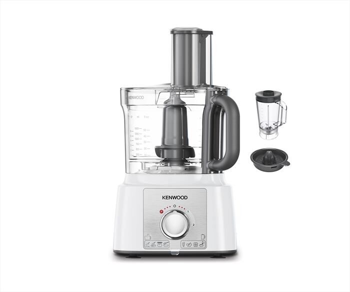 kenwood fdp65.450wh-silver/bianco