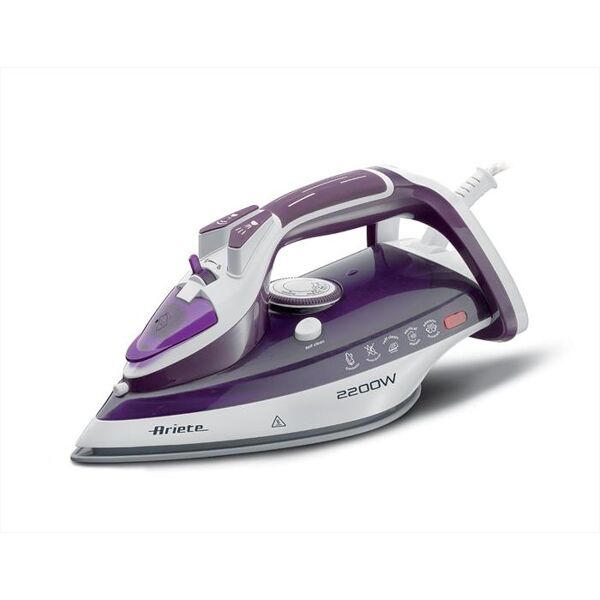 ariete steam iron / 6243-viola, bianco