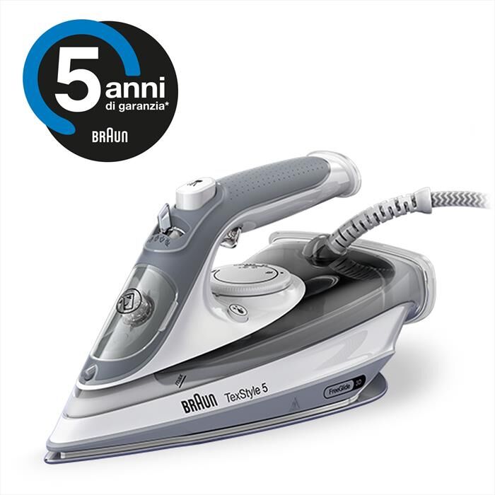 braun ferro da stiro a vapore texstyle 5 si5078gy-grigio