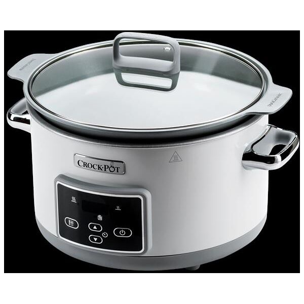 crock pot slowcooker 5 lt-white