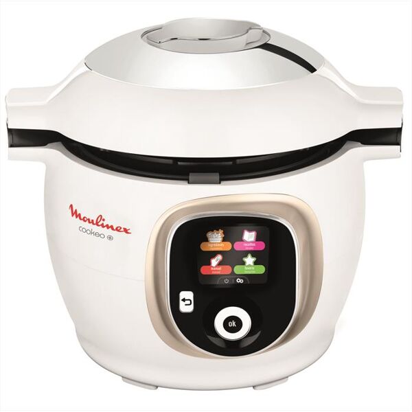 moulinex ce851a cookeo + multicooker-bianco e cromato