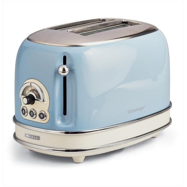 ariete 155 tostapane 2 fette con pinze vintage-blu