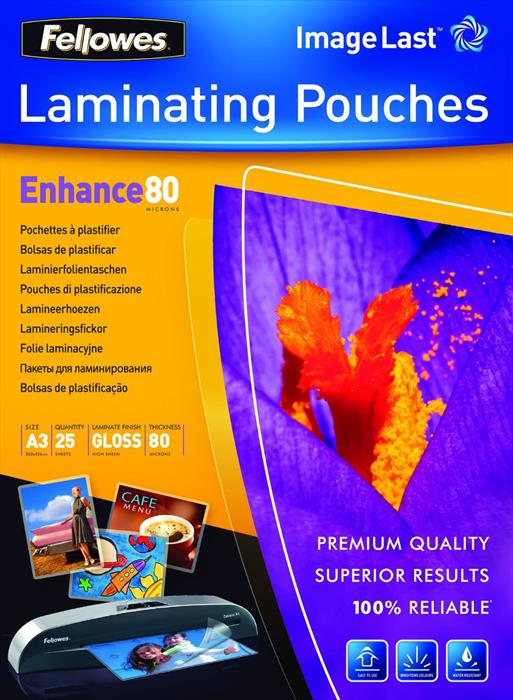 fellowes laminating pouches -