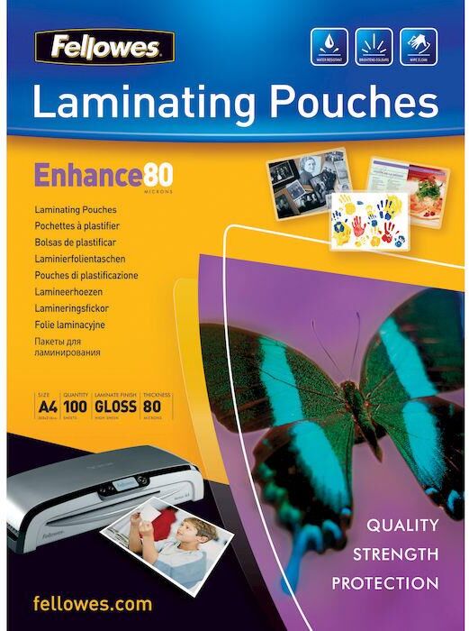 fellowes pouches per plastificatrici