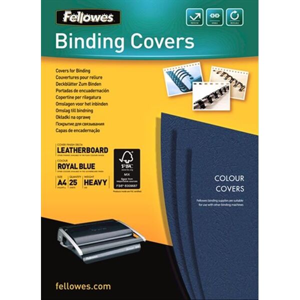 fellowes copertine trasparenti in pvc 180 micron a4 -