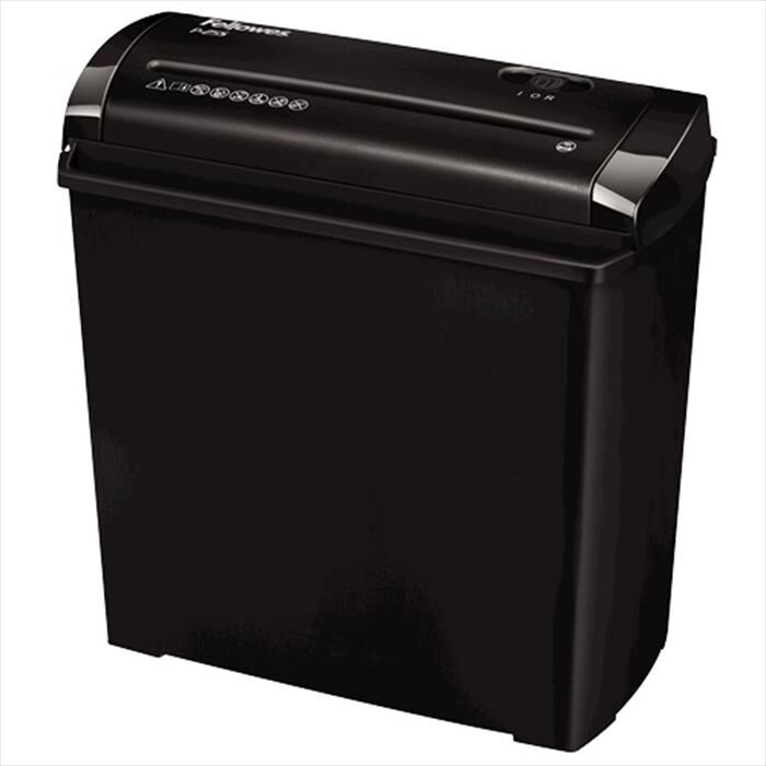 fellowes distruggidocumenti a striscia p-25s-nero