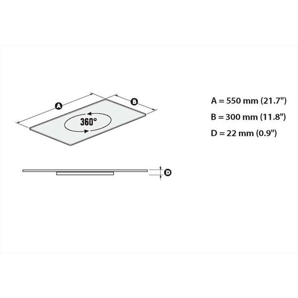 meliconi rotobase elite m bianco-bianco