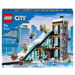 Lego City Centro Sci E Arrampicata 60366-multicolore