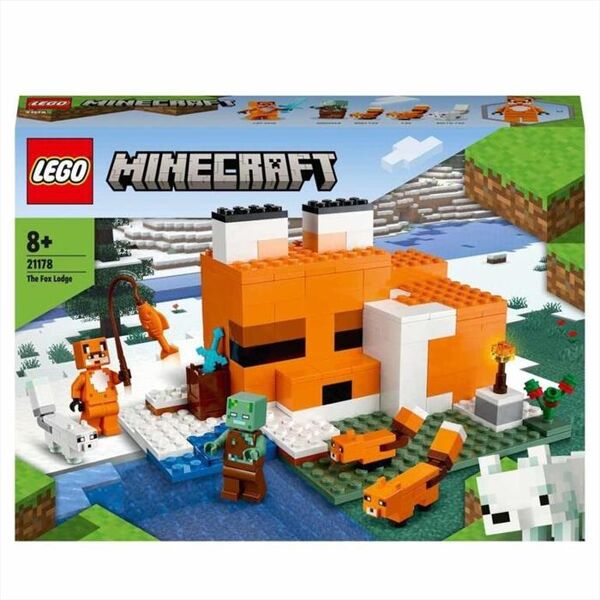 lego minecraft il capanno della volpe 21178