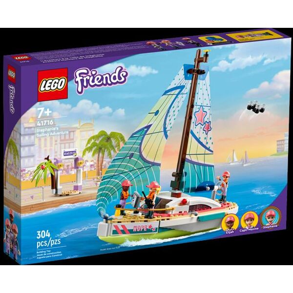 lego friends l'avventura in barca a vela 41716