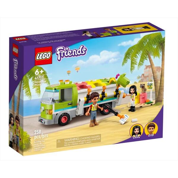 lego friends camion riciclaggio rifiuti 41712