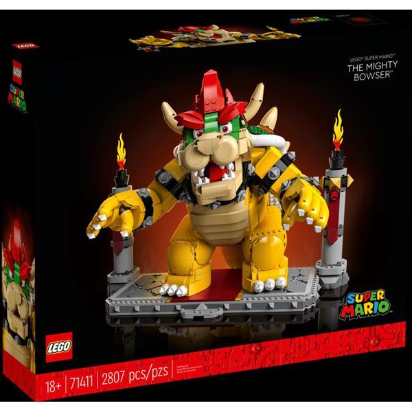 lego super mario il potente di bowser 71411